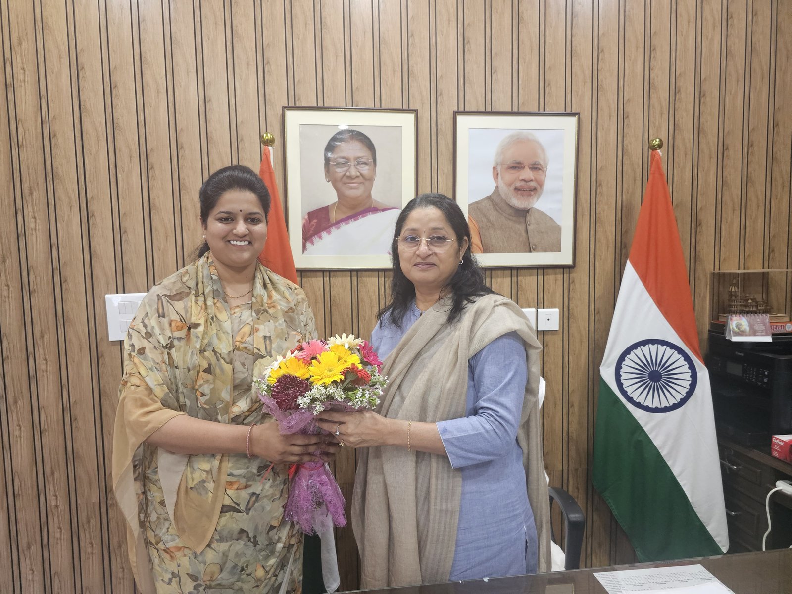 Meeting with Hon'ble Smt. Annapurna Devi Ji, Union Minister for Women and Child Development, Government of India